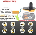 New Adapter For Ridgid 18v Aeg Lithium Battery To Dewalt Xrp Power Tools. Fixed Price $26.99.