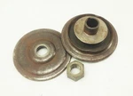 Vtg Stanley 667 7" Bench Grinder Rh Thread Arbor Nut & Washers Flanges. Fixed Price $22.99.