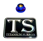 Titanium Lock M8 Nut - M8x1.25. Fixed Price $5.80.