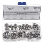 Hvazi Stainless Steel Kepsklock Nuts Assortment Kit#440 To 5/16"18hex Wi.... Fixed Price $21.54.