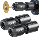 2-pack Angle Grinder To Die Adapter, 5/8"-11 Thread 1/4" (6mm) & 1.... Fixed Price $35.12.