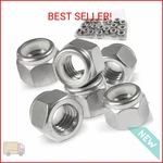 Vifmy 20 Pack 1/2"-13 Inch Locknuts,304 (a2-70) Stainless Steel Nylon Insert Loc. Fixed Price $16.93.