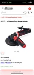 Snapon Angle Grinder Air. Fixed Price $250.00.